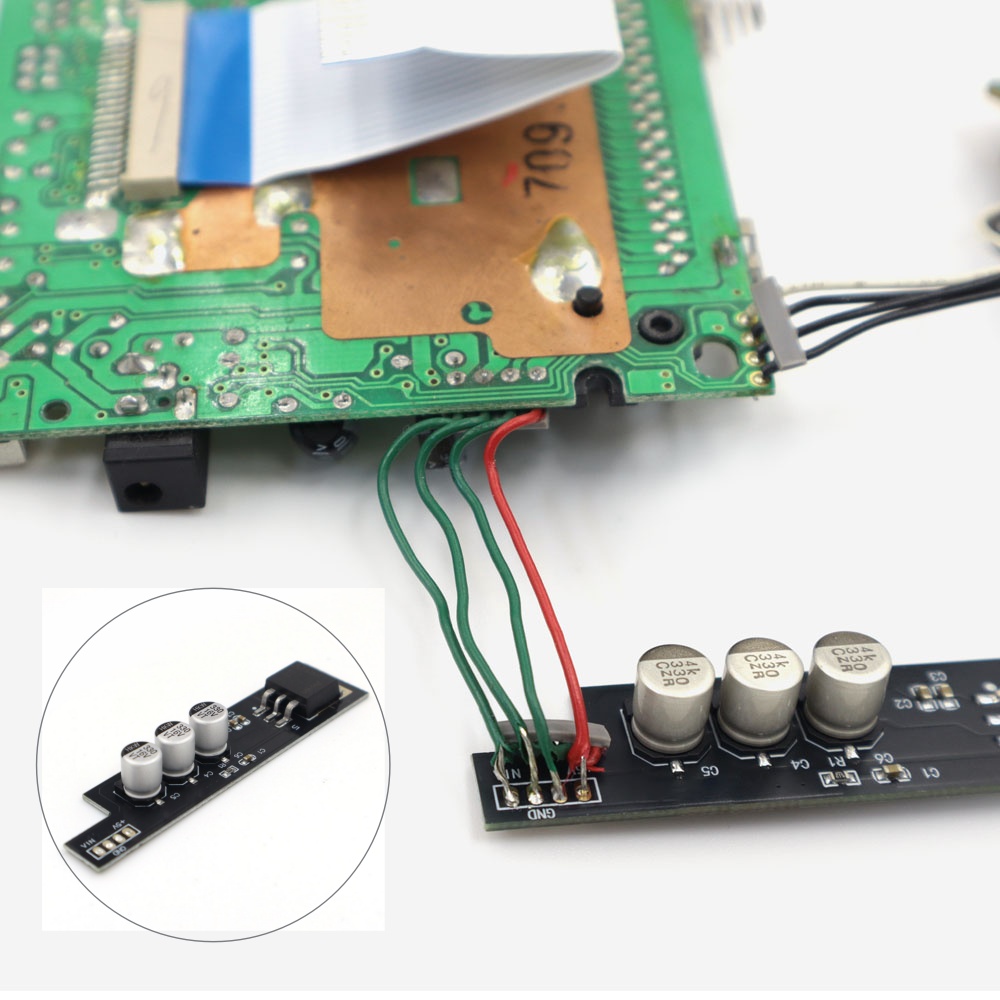 Lcd Screen Arcade - GB用電源モジュールボードアダプター、ゲームボーイIPS液晶画面用電源アダプター、GB DMG IPS用