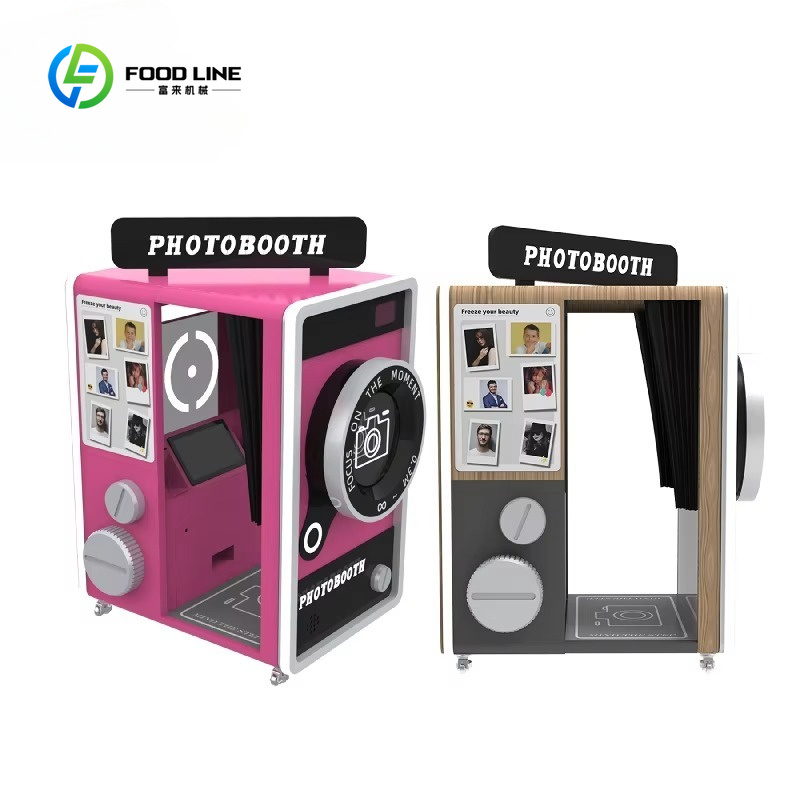 Photo Booth Machine - カスタマイズ可能な低価格で高速収益化が可能なセルフサービスのタッチスクリーン式インスタントカメラ写真ブース自動販売機（プリンターキオスク付き）