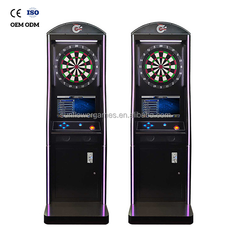 Electronic Dartboard Cabinet - アーケードダーツボードキャビネット カスタマイズ可能なチケットゲーム コイン式 大人向けアミューズメント 電子チップ ソフトダーツマシン