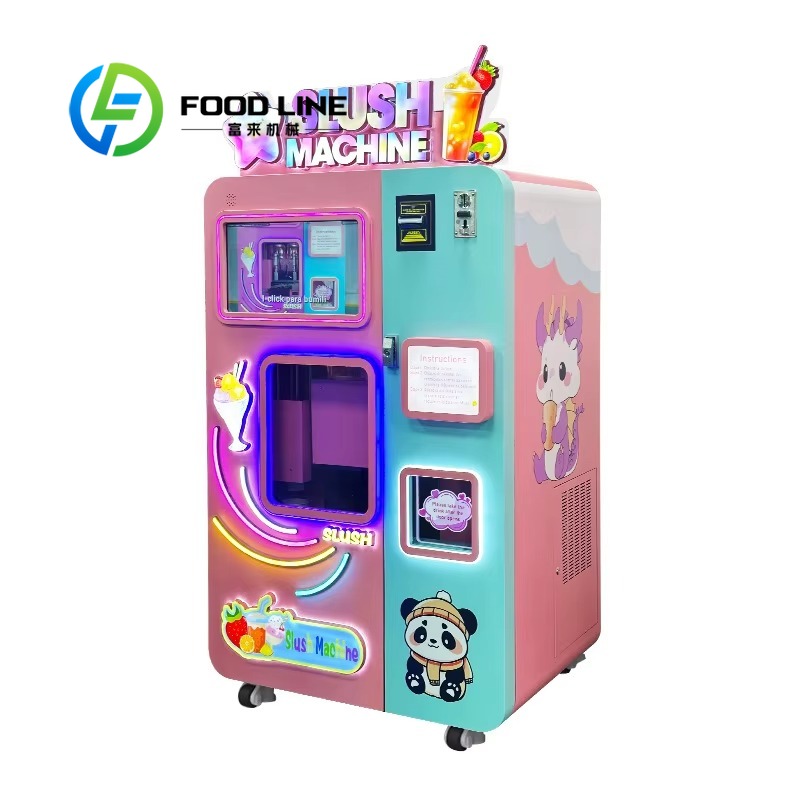 プレミックス対応スラッシー自動販売機は、既製の業務用スラッシ - Slushie Machine Vending のレビューと価格