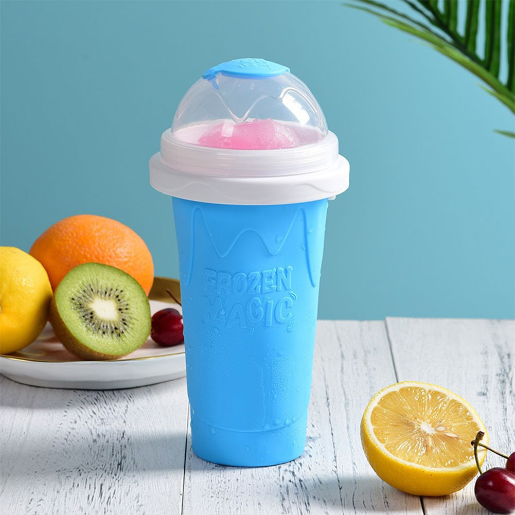 持ち運び可能なスムージースクイーズカップ 蓋付きスラッシーカ - Slushie Machine Vending のレビューと価格