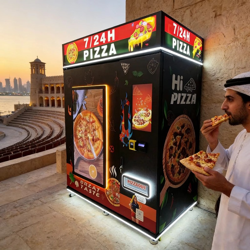カスタムピザ自動販売機、QRコードとトークン決済対応、タッチ - Vending Machine Qr Code のレビューと価格