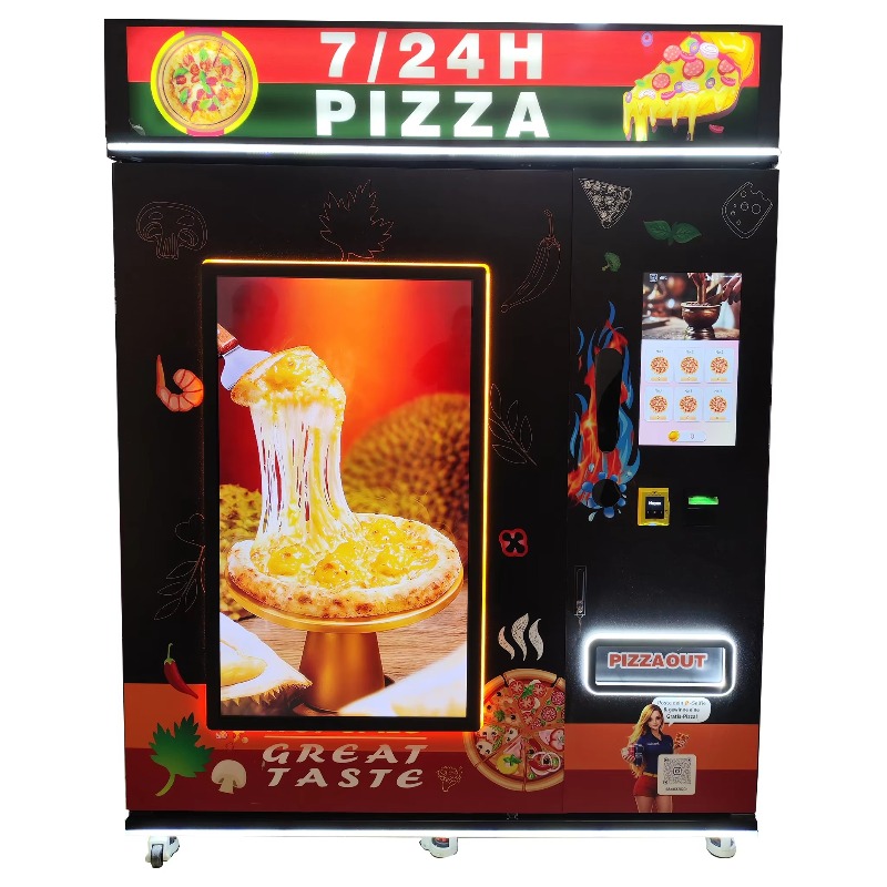 カスタムピザ自動販売機、QRコードとトークン決済対応、タッチ - Vending Machine Qr Code のレビューと価格