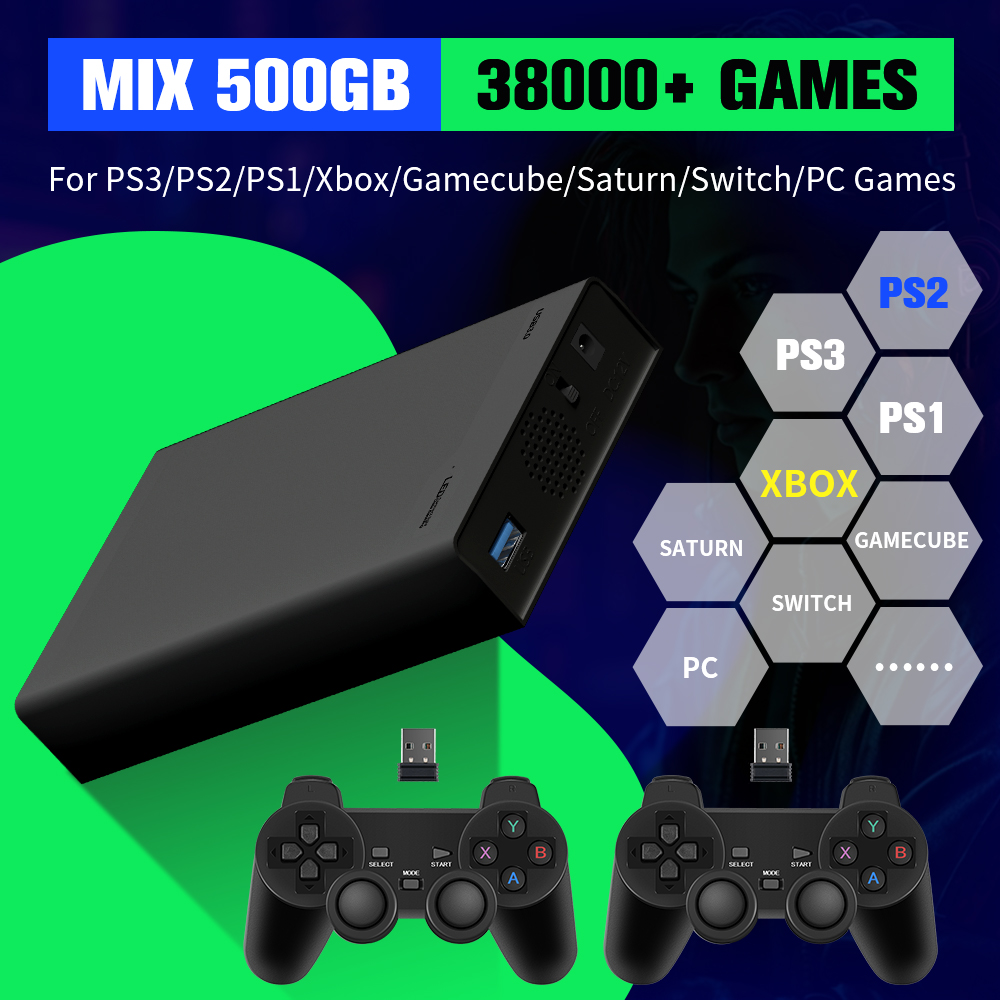 500G ゲームハードドライブ 38000+ゲーム付き Xb - Arcade X のレビューと価格