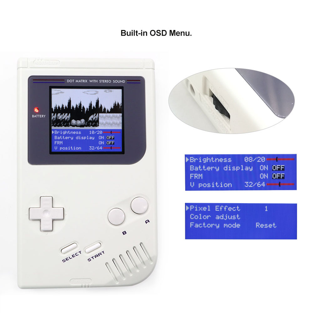 HISPEEDIDO GB DMG IPSスクリーンキット  - Lcd Screen Arcade のレビューと価格